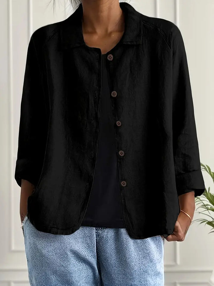 Matilda – Light shirt jacket in a linen blend