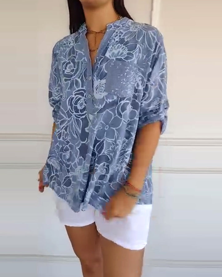 Amelia | Floral Print Blouse