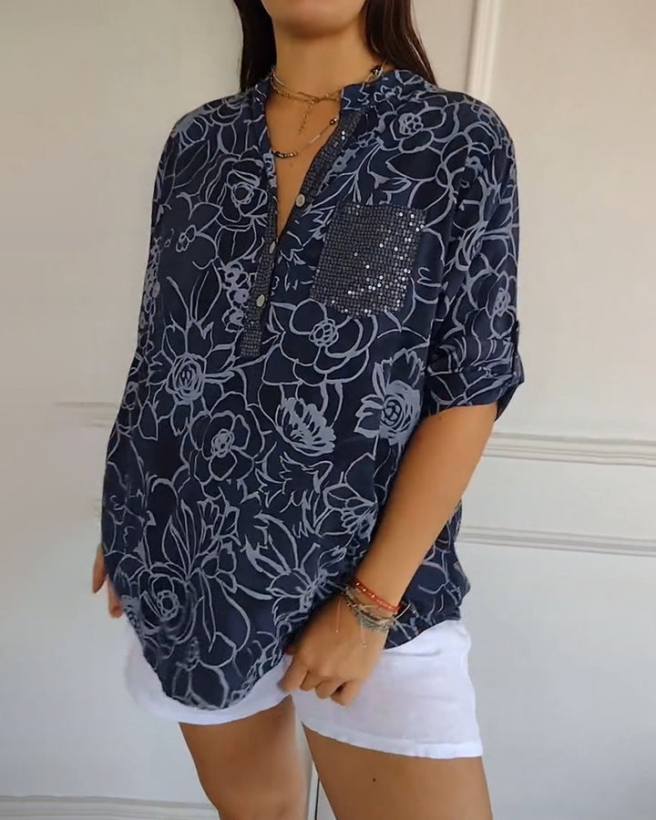 Amelia | Floral Print Blouse