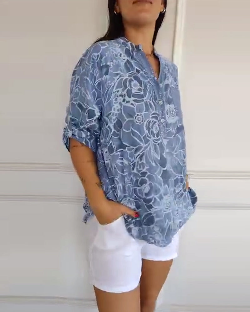 Amelia | Floral Print Blouse