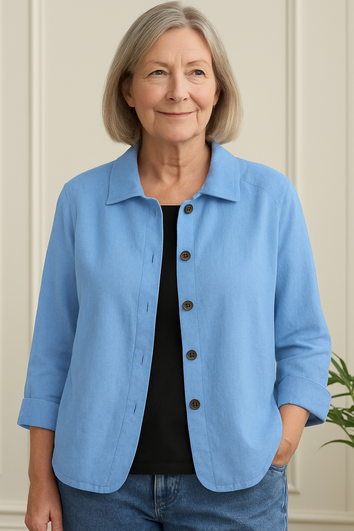 Matilda – Light shirt jacket in a linen blend