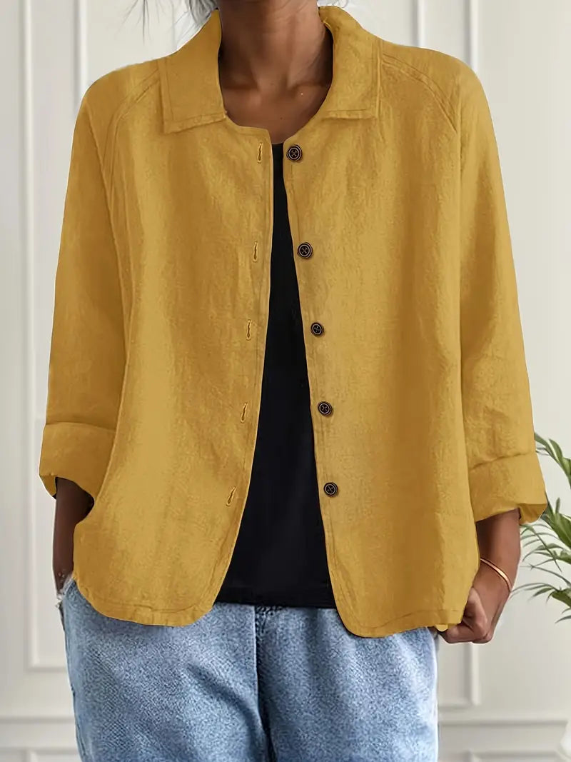 Matilda – Light shirt jacket in a linen blend