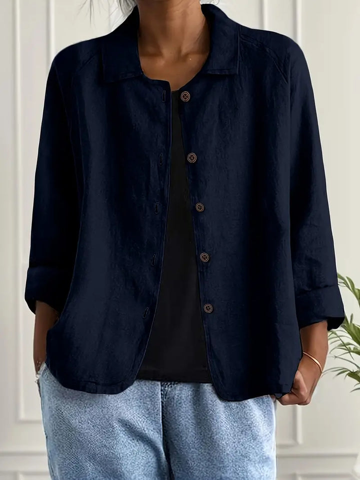 Matilda – Light shirt jacket in a linen blend